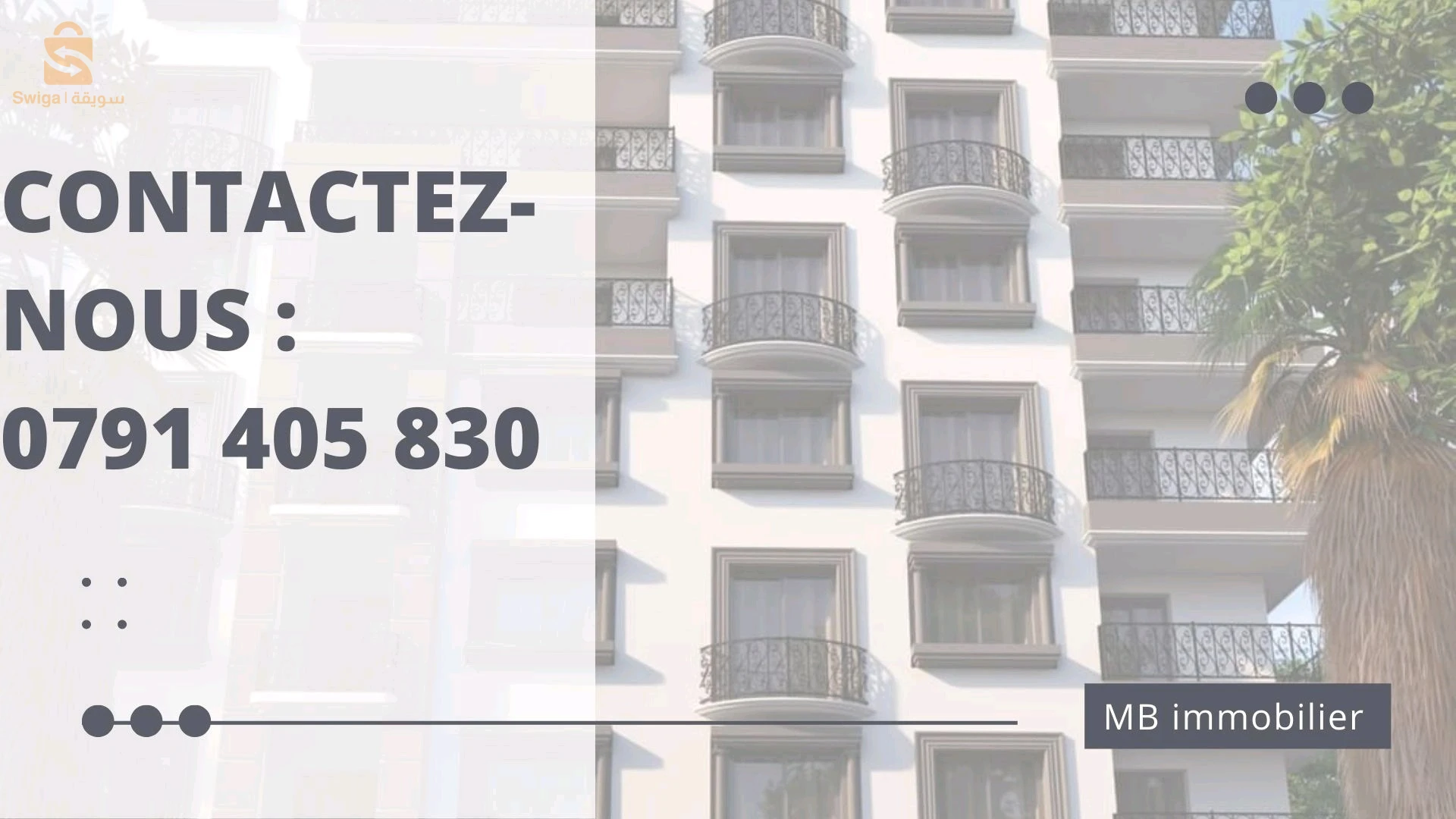 Vente appartement à Boufarik