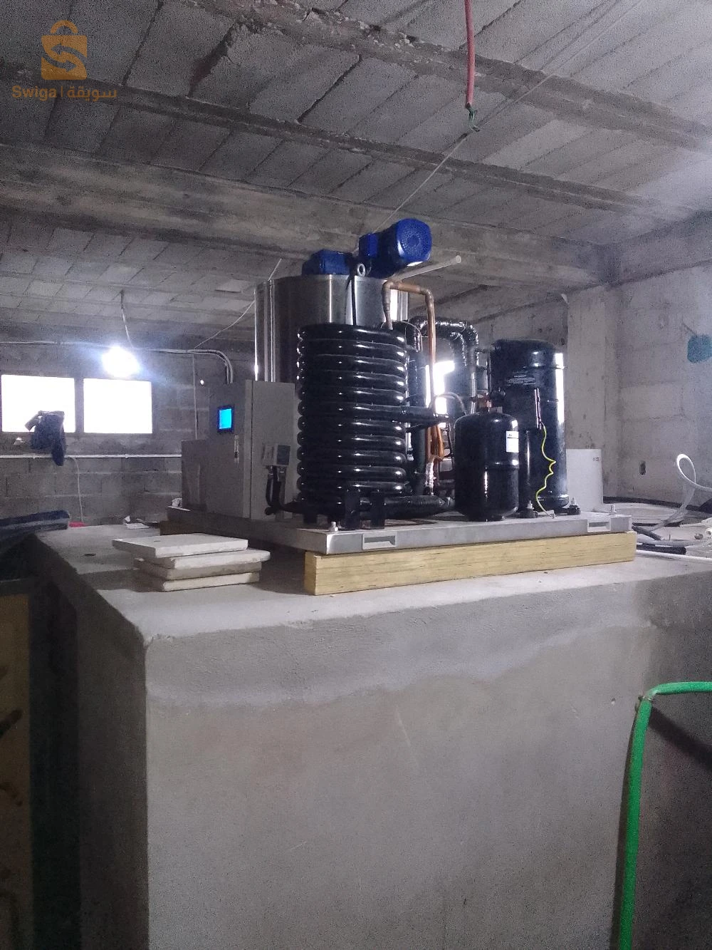 machine glace en écailles