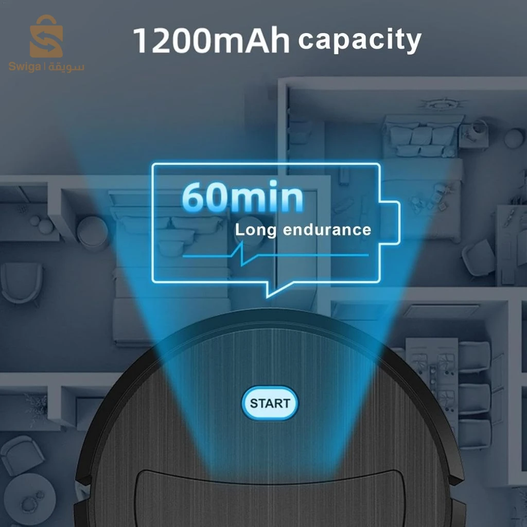 Aspirateur Robot Intelligent pour la Maison – مكنسة روبوت ذكية للمنزل