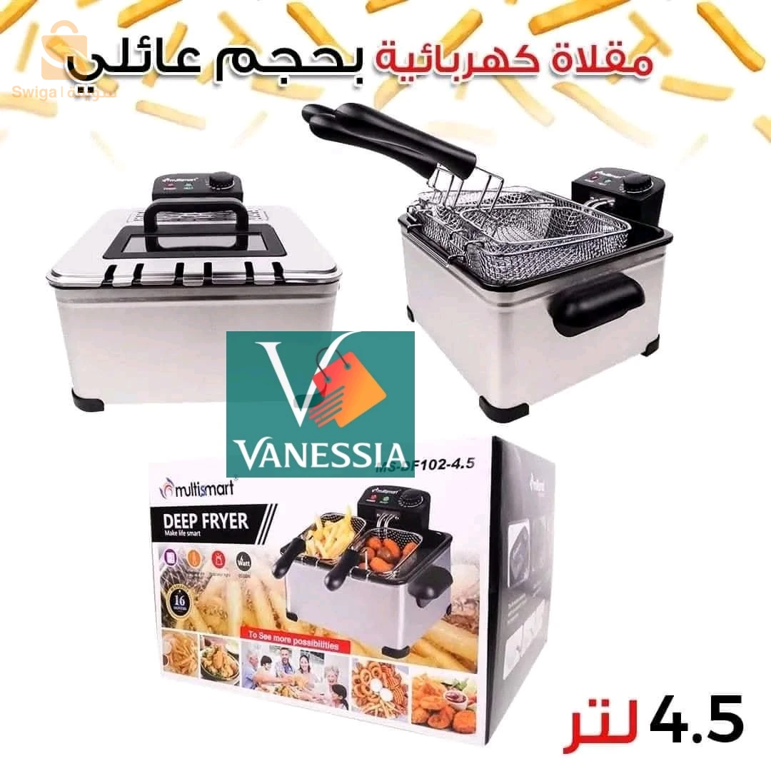 Friteuse électrique marque multismart 4,5L inox