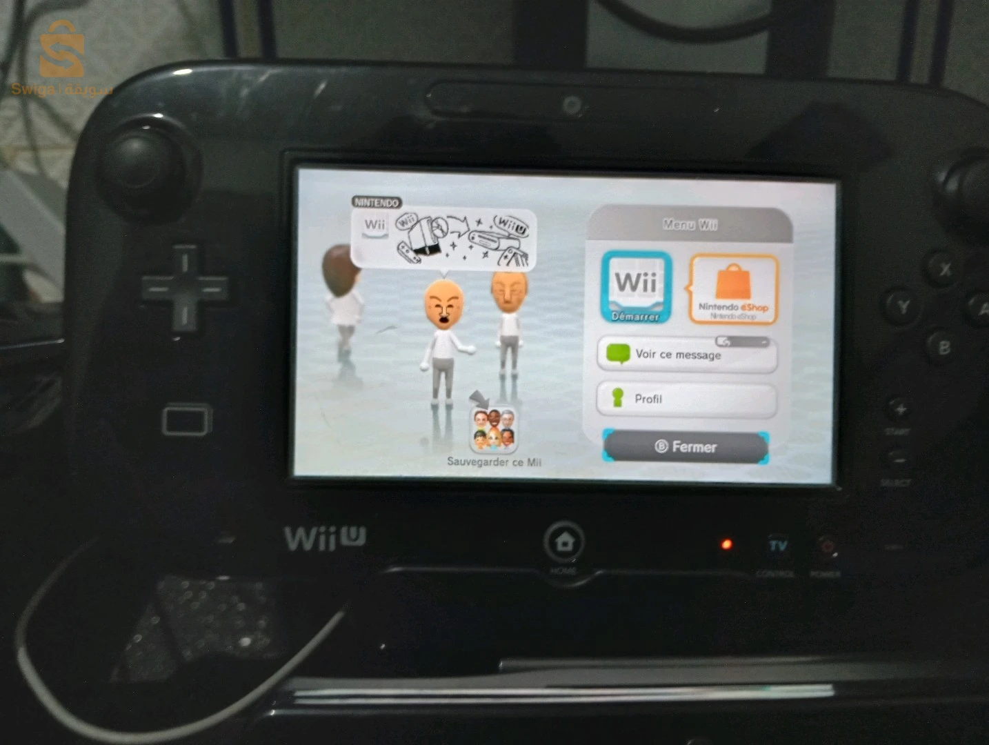 Wii u avec les accessoires