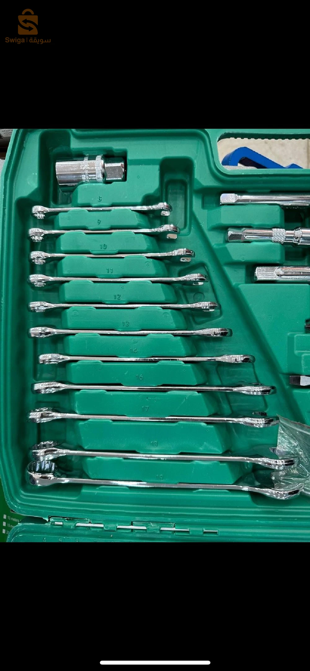 Caisse 121 pcs vert