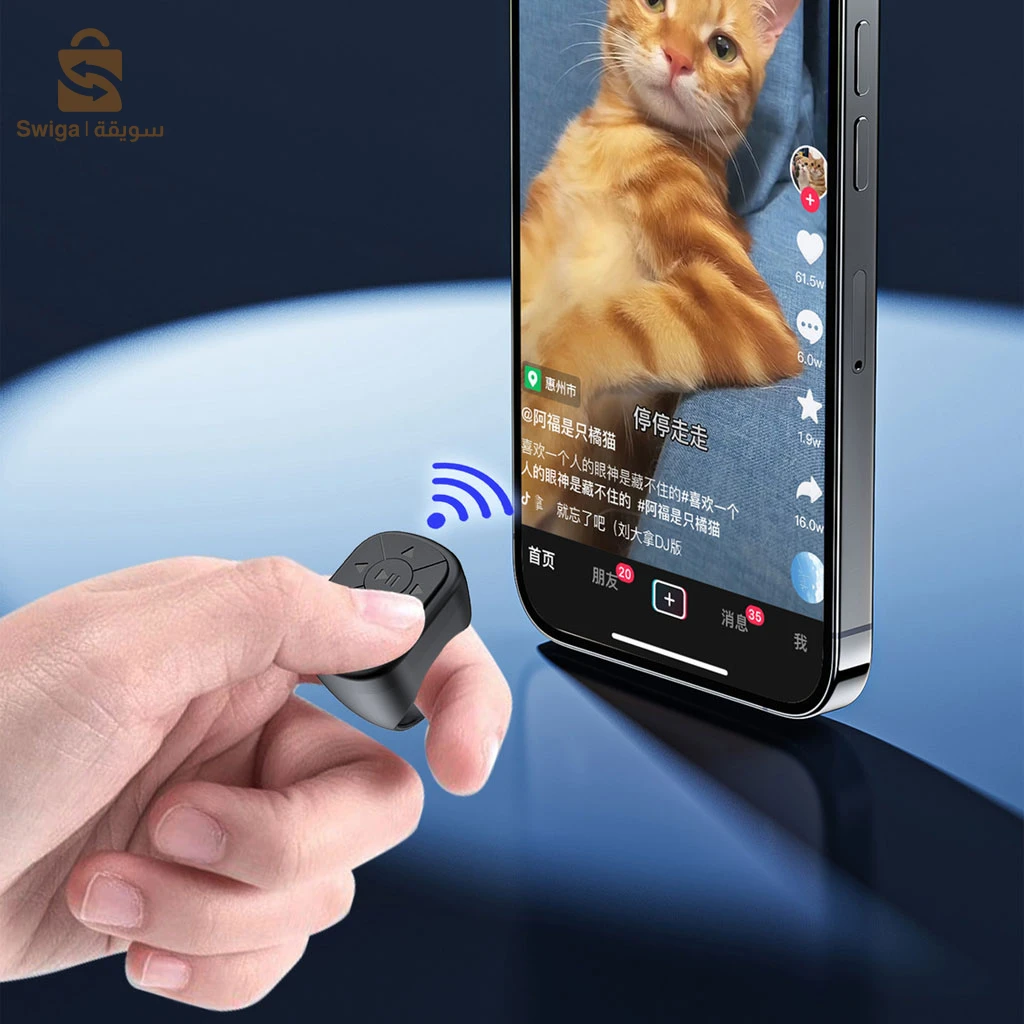 Télécommande universelle Bluetooth compatible pour tablette, téléphone multifonction