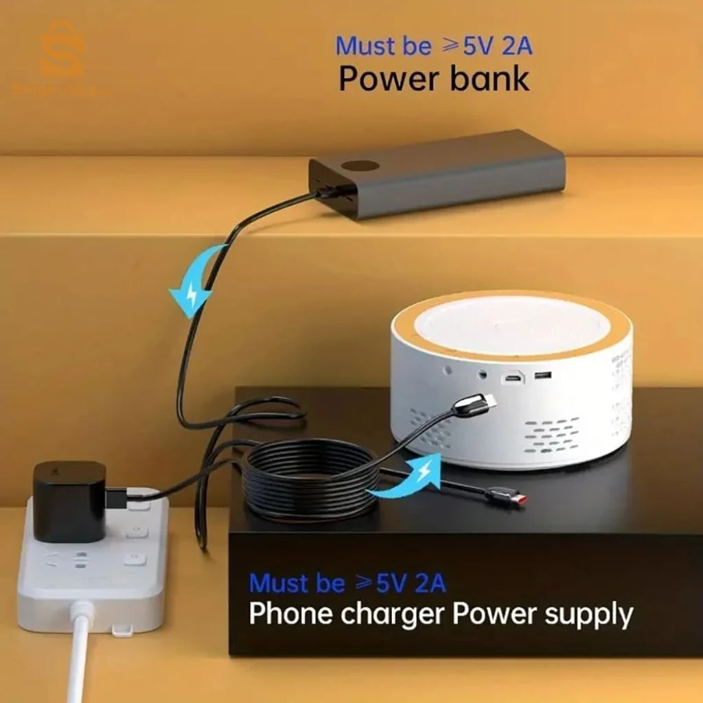 Projecteur LED Portable FULL HD 1080P – جهاز بروجكتور عرض على الحائط