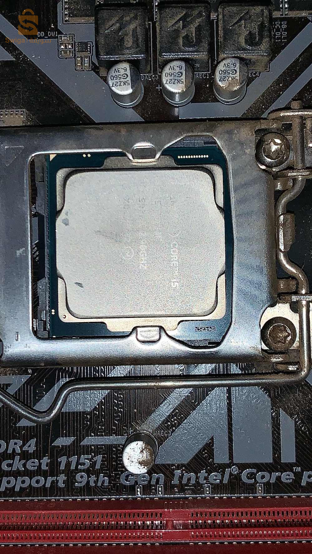 CPU (processeur) intel core i5 9400f avec son ventilateur original