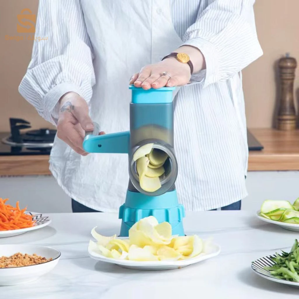 Coupe-légumes à Rouleau Multifonctionnel – قطاعة خضروات متعددة الوظائف