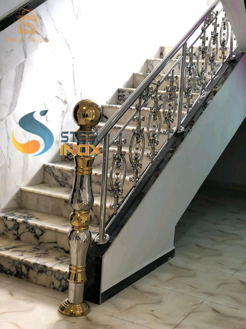 rampe d'escalier en inox