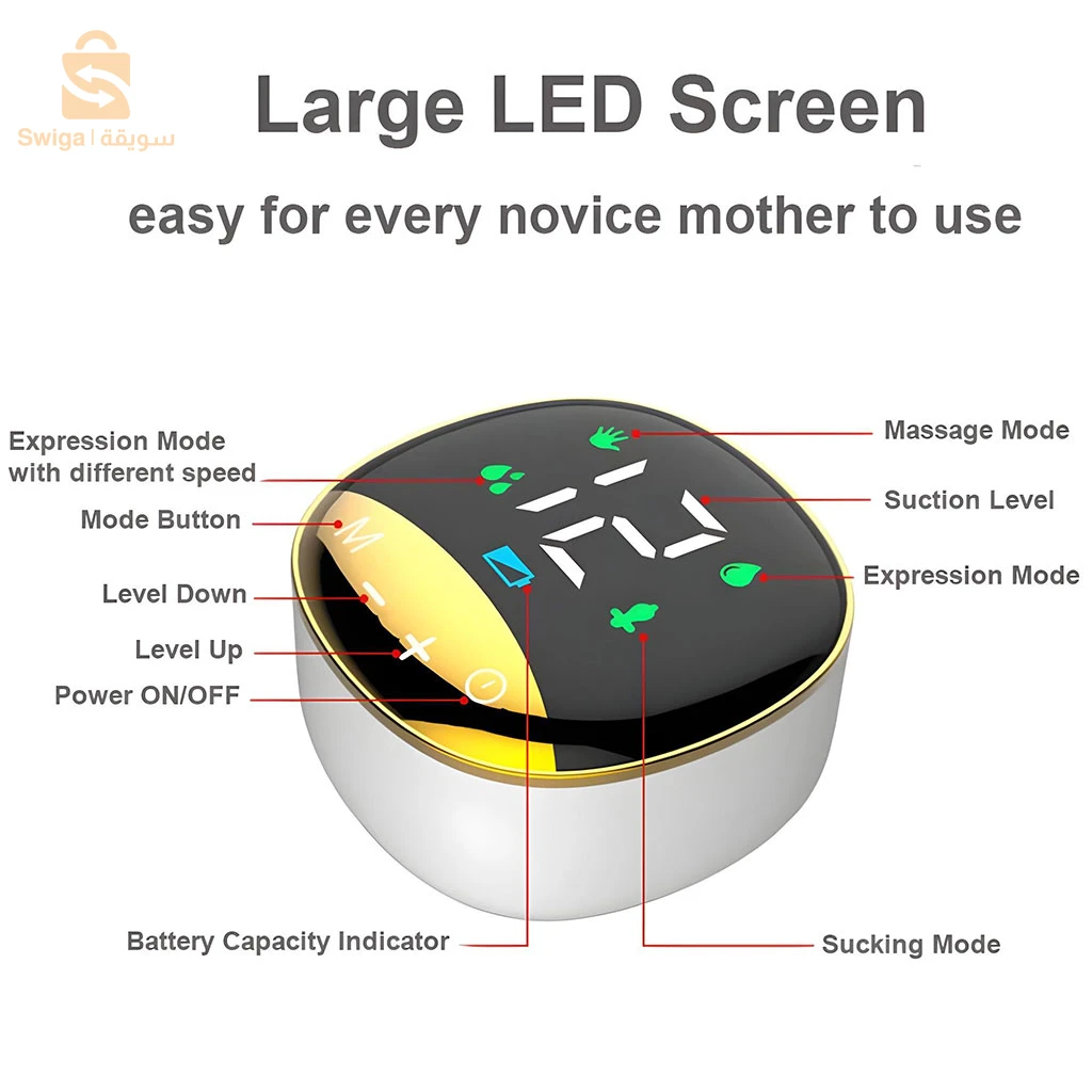 Tire-Lait Électrique Portable 4 Modes D’utilisation MY-373