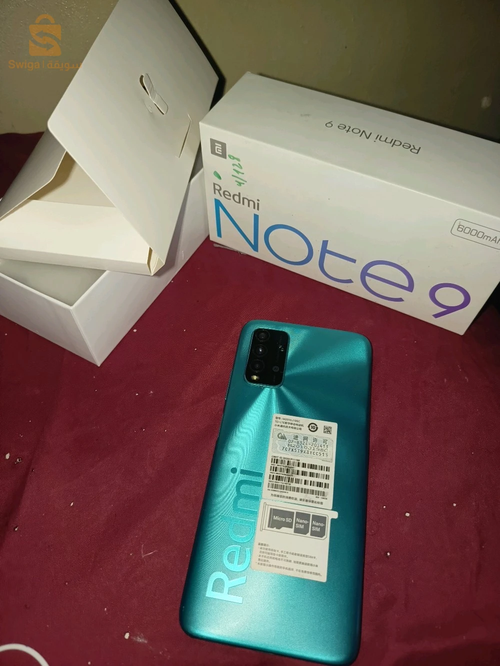 redmi note 9T 4/128