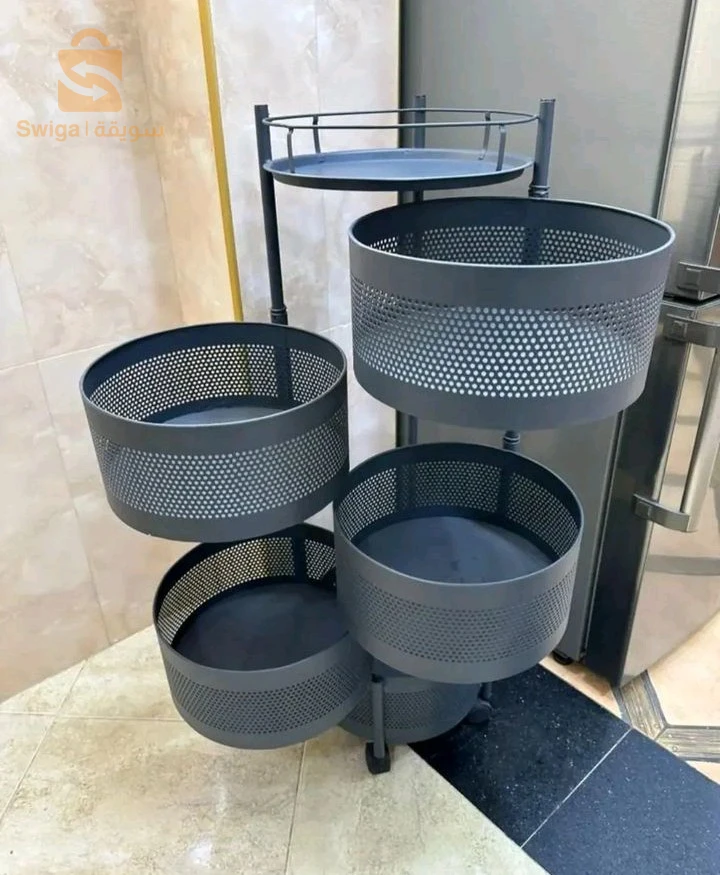 سلة متحركة بخمس طوابق( اينوكس)