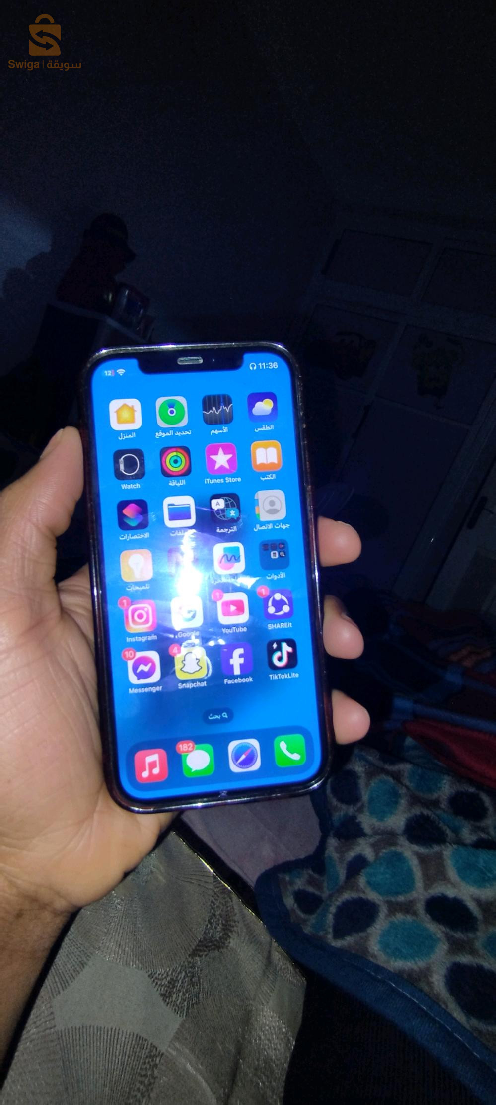 iphon12 للبيع 2 بيس 128 تخزين رقيم هاتف 0792217396