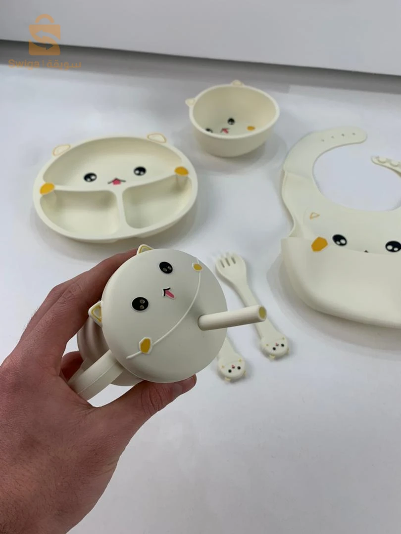 Ensemble pour Bébé en Silicone 7pcs – طقم تغذية للأطفال