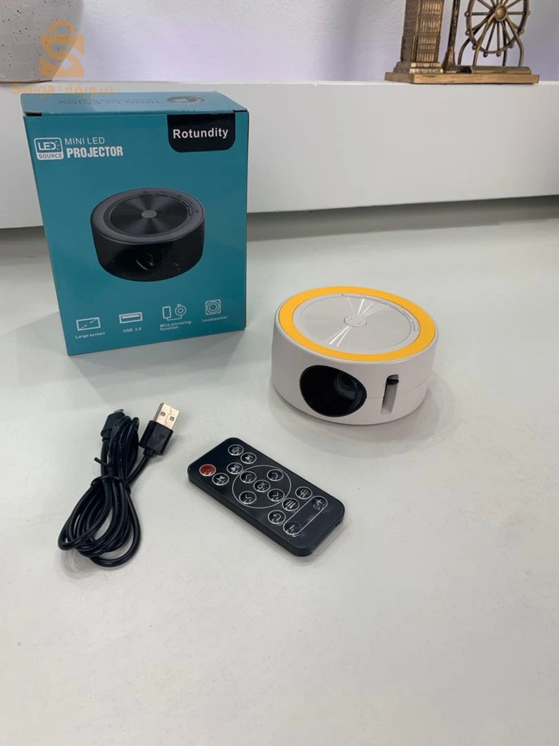 Projecteur LED Portable FULL HD 1080P – جهاز بروجكتور عرض على الحائط