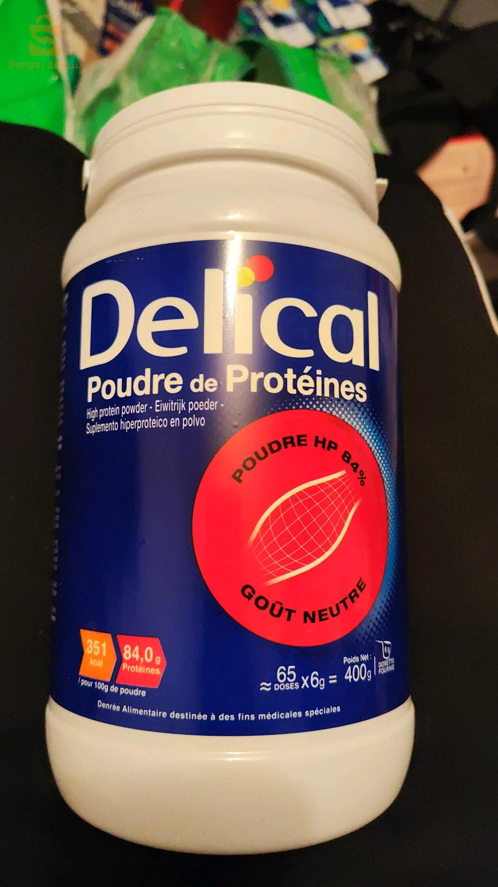 Delical Poudre de protéine 400g
