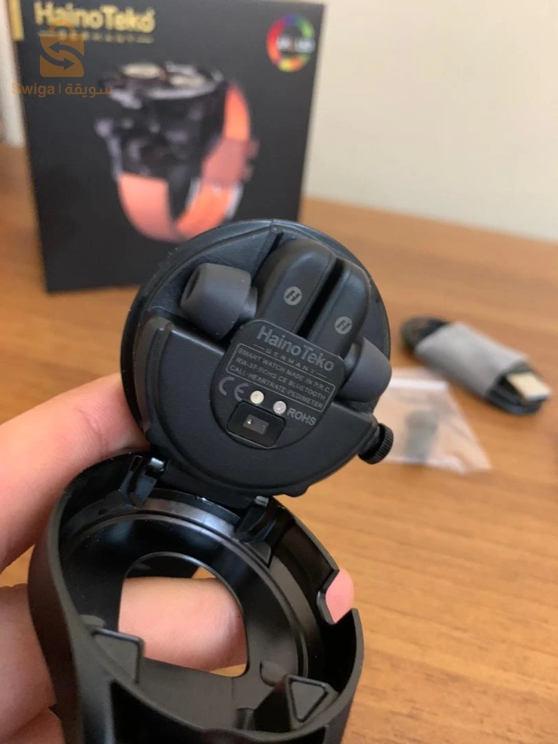 SmartWatch Connectée HainoTeko RW37 avec Écouteurs Intégrés de Façon Moderne – ساعة ذكية مع سماعات مدمجة بطريقة عصرية