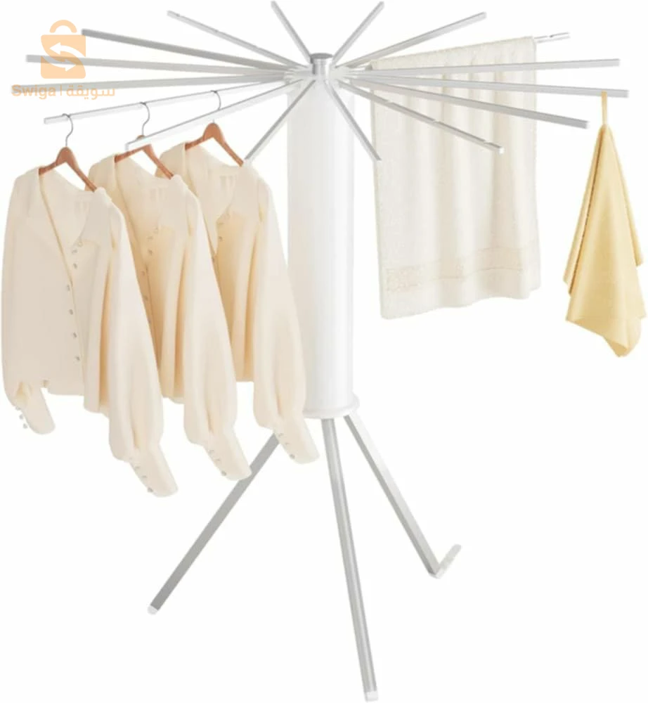 منشر غسيل معدني قابل للطي.