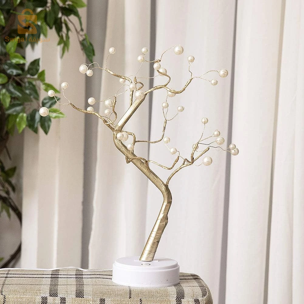 lampe de Table Arbre lumineux style bonsaï