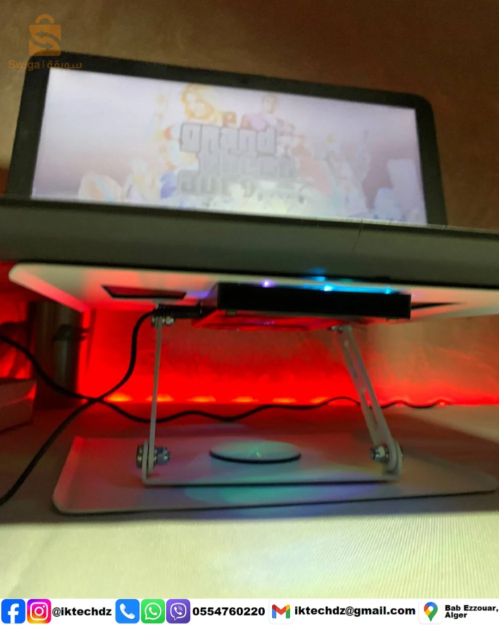 Support Laptop/Tablette YL906|RGB|Double ventilation