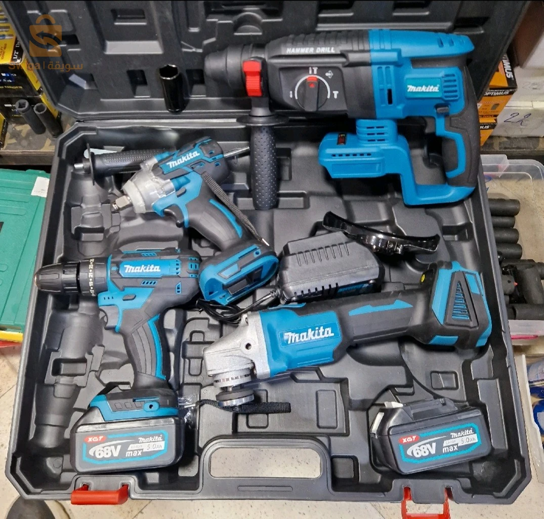 Kit Makita 4 articles  حقيبة أدوات ماكيتا 4 في 1 –