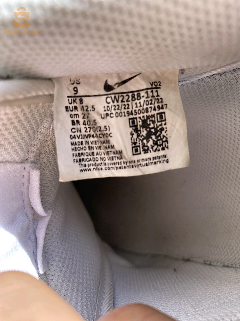 Air force 1
pointure:42.5
état: 9/10