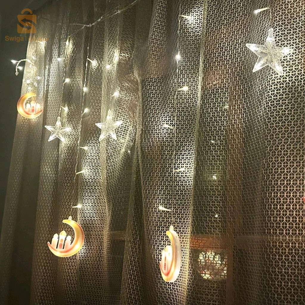 سلسلة اضواء للديكور .رمضان مبارك✨