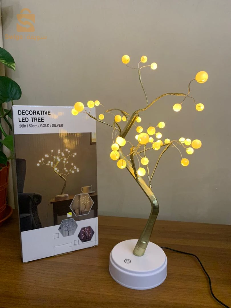 lampe de Table Arbre lumineux style bonsaï
