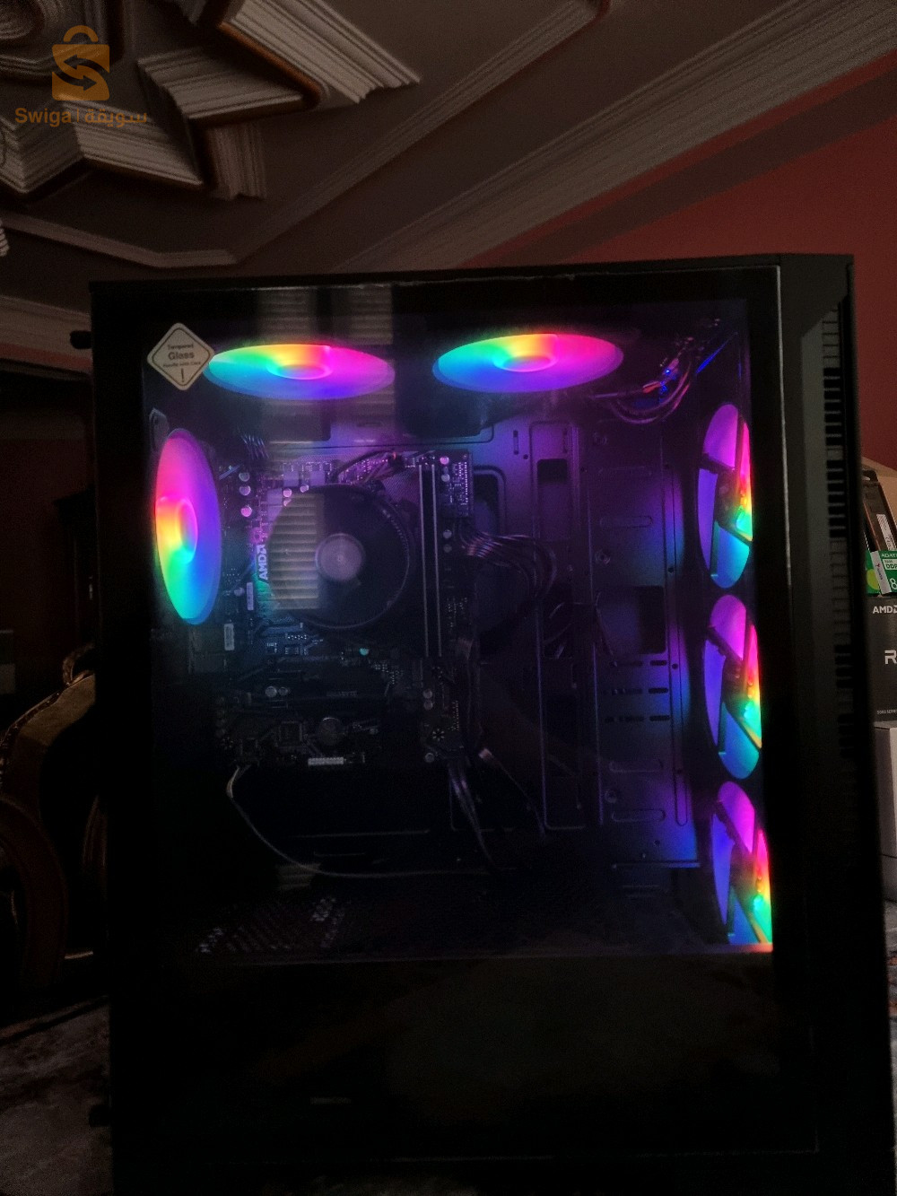 PC GAMER (لافااار تع رمضان🤩🔥)
Rayzen 5 5600 G 
msi 6 fan rgb 🔥