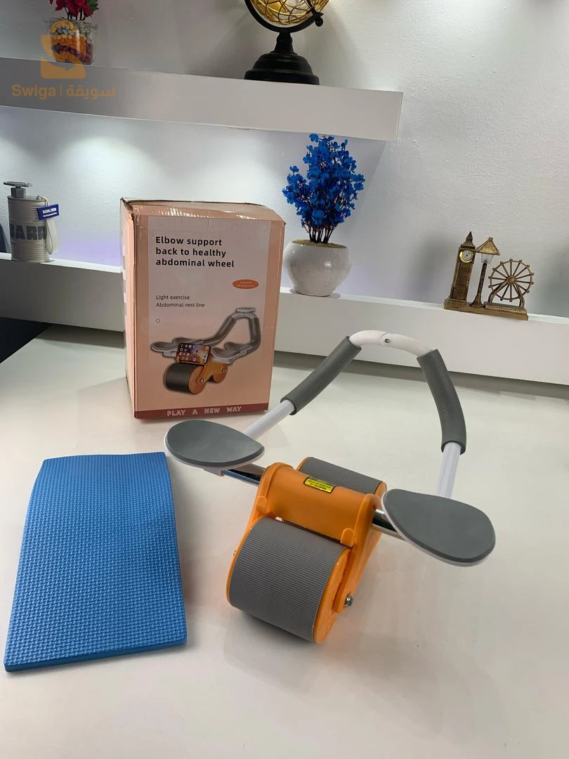 Rouleau Abdominal Proberos avec Tapis de Genoux Silencieux – عجلة تمارين البطن