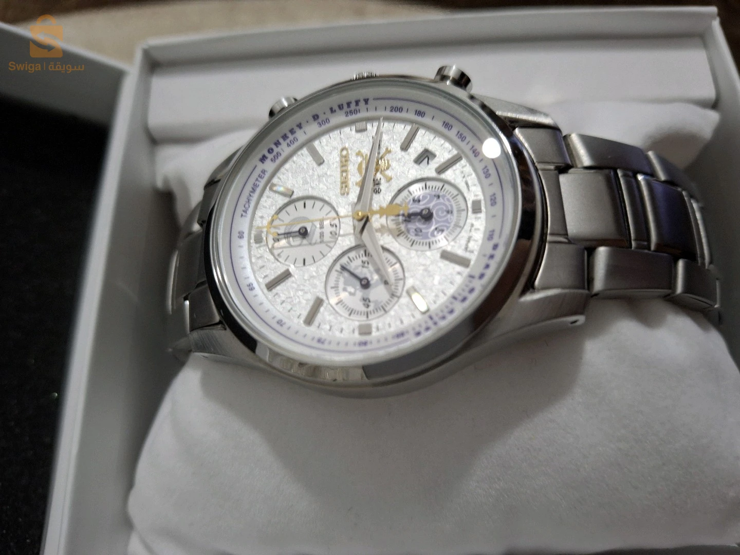 Seiko x ONE PIECE Monkey D. Luffy Gear 5 Edition Model Watch Size L
