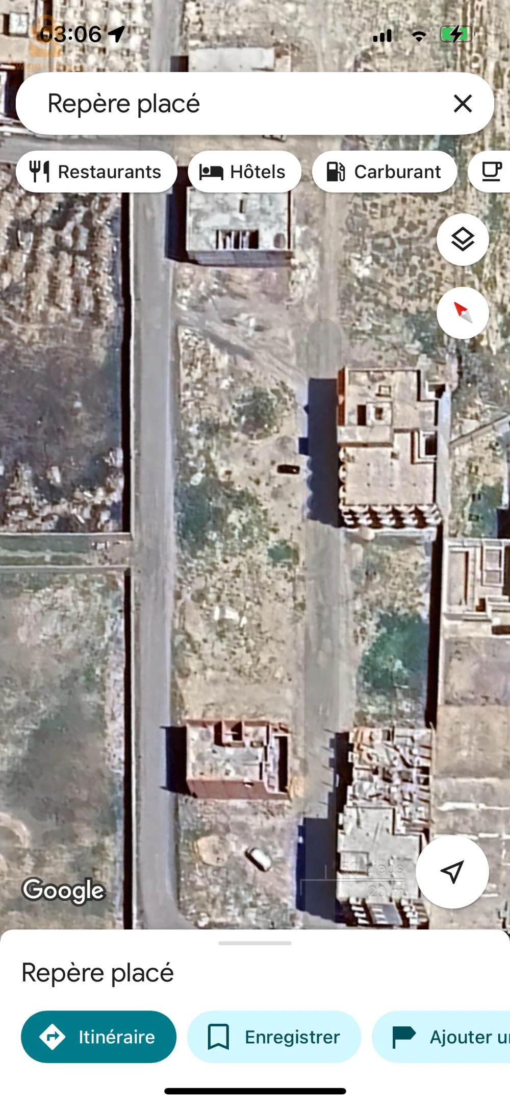 à vendre  terrain 3 façades 228 m