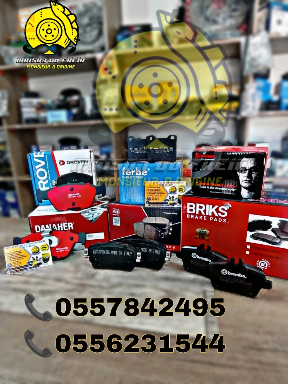 plaquette de frein /بلاكات دو فران/وسادات الفرامل