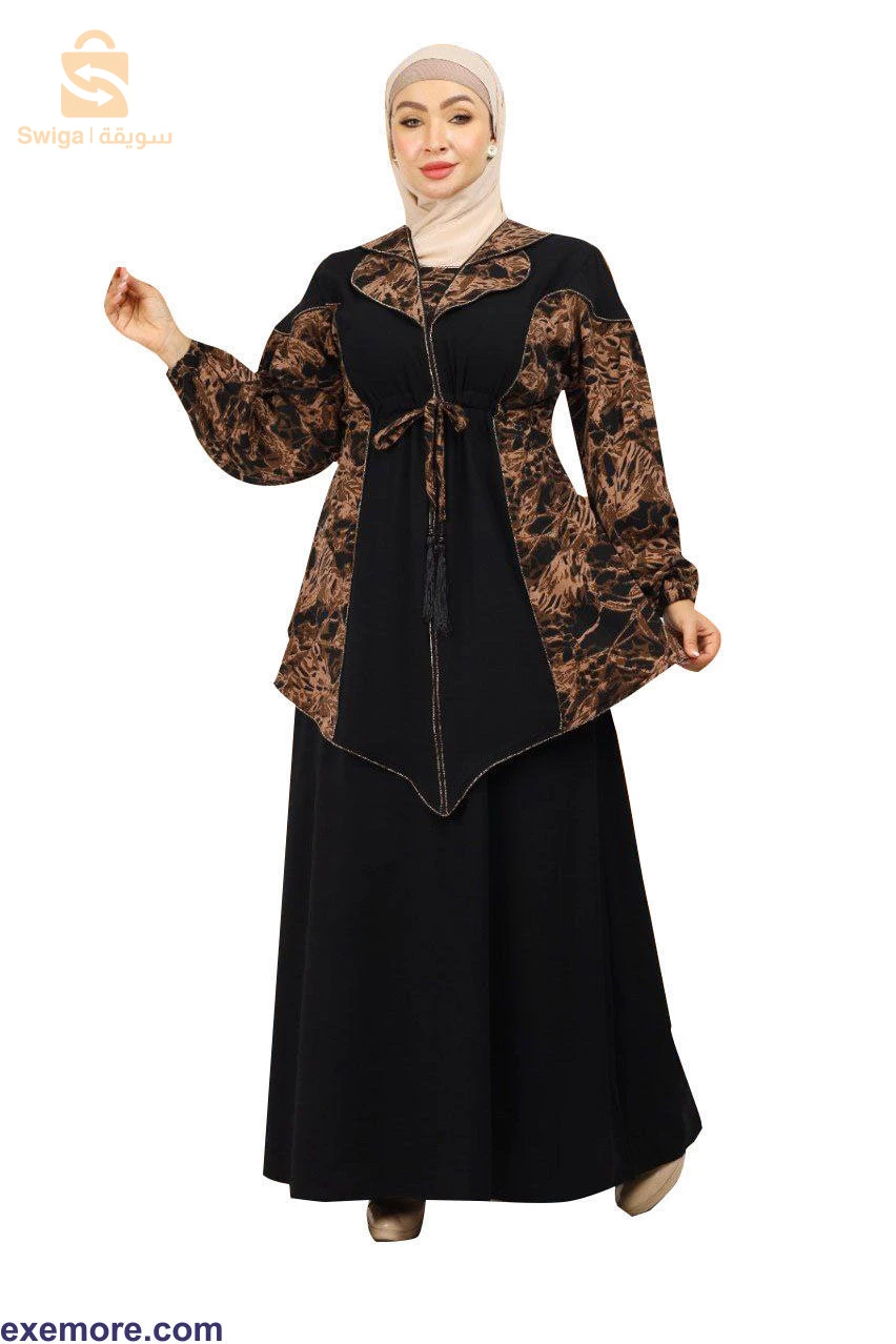 عباية كريب أنيقة  (بالجملة )