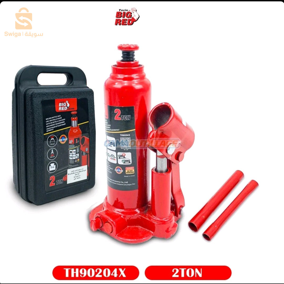 الرافعة الهيدروليكية هي من نوع BIG RED JACKS