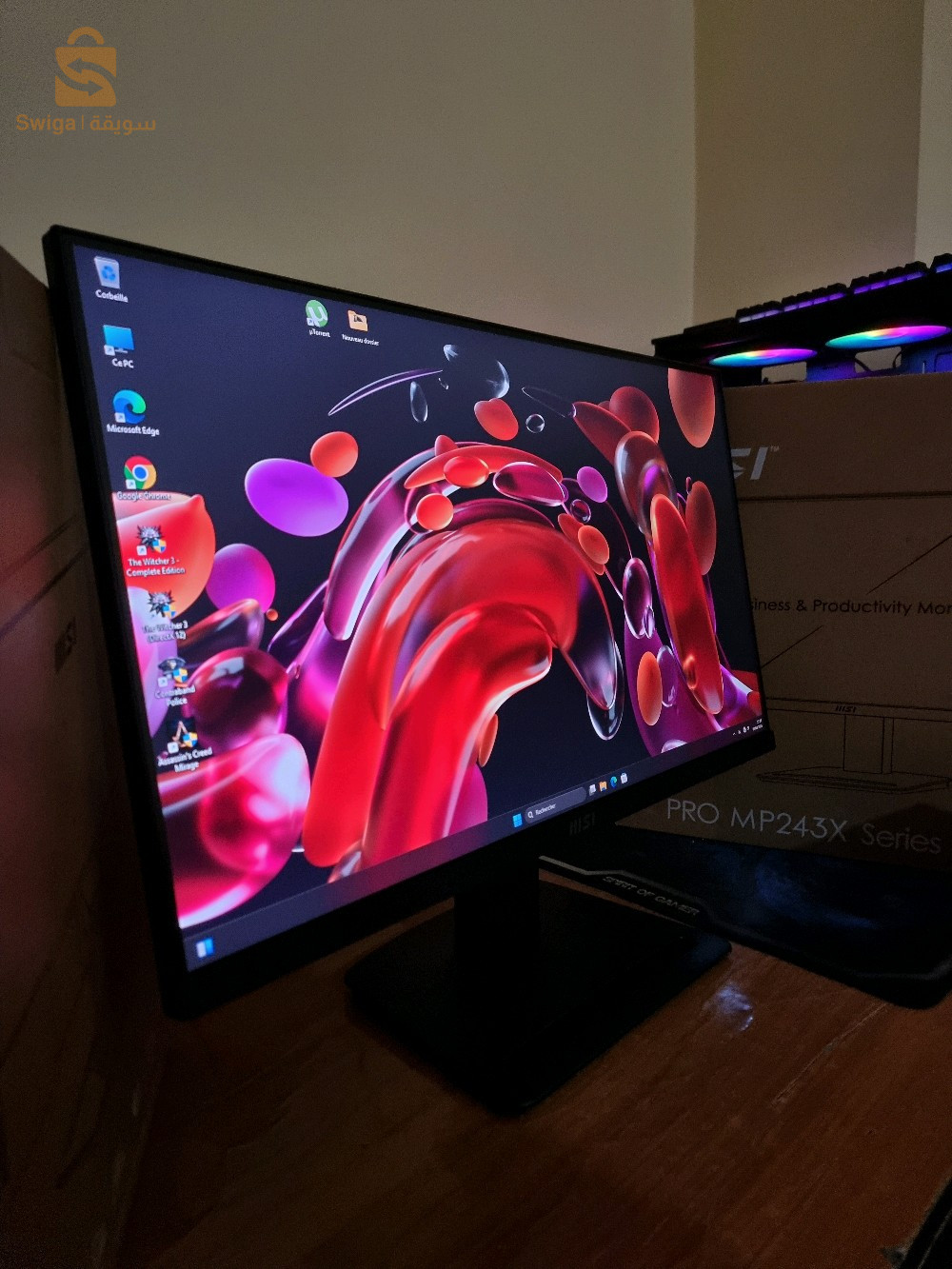 🟢Ecren MSI PRO MP243X  100HZ   23.8 pouce / ips / 1ms