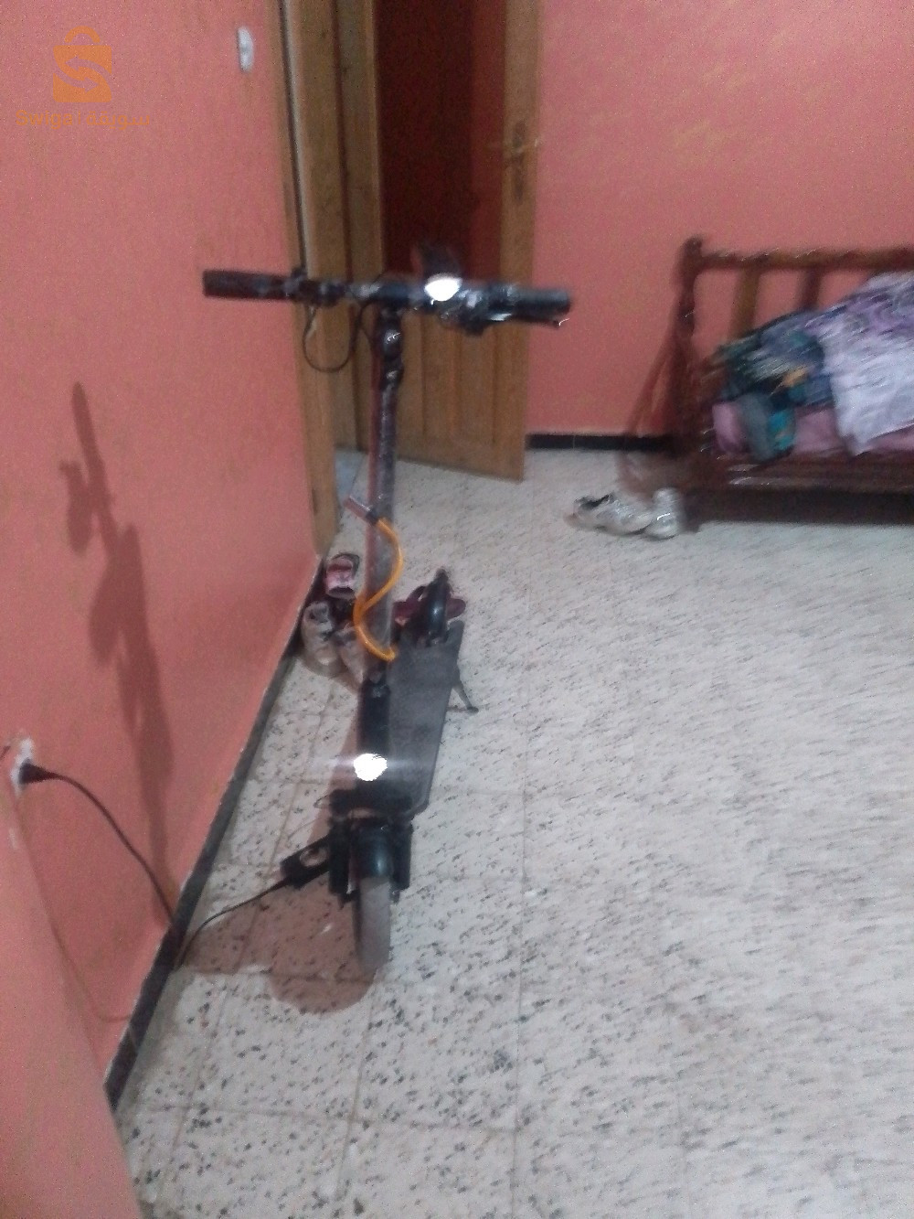 ترونتينات ربي يبارك 
vittes: 38km
Bartri: 25km 
poids: 100kg
motor: Airer 
chargour original
 éta: 10/9
prix: 5.5 milions
المكان; برج بوعريريج 
0796106816 ولا prv
ساوم مليح بصحتك