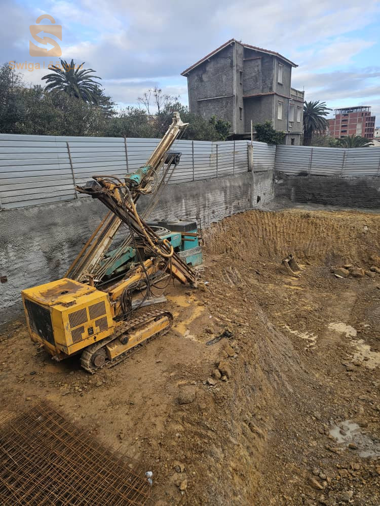 béton projeté et clouage