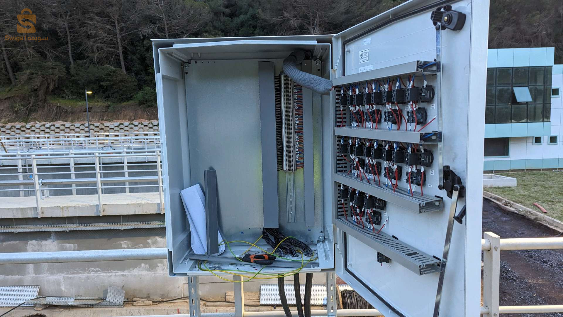 cablage des armoires et mise en service