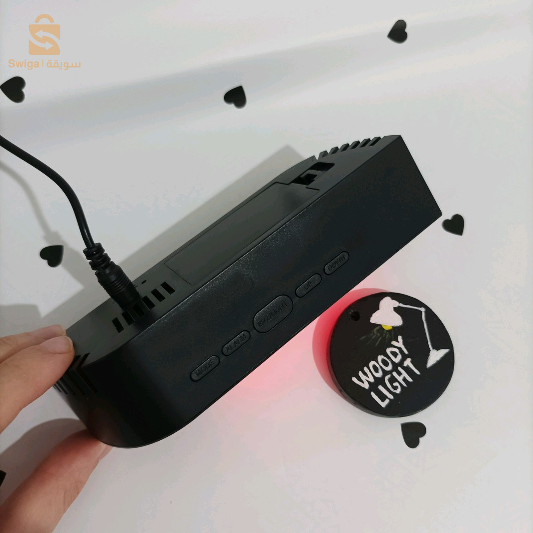 ساعة رقمية led