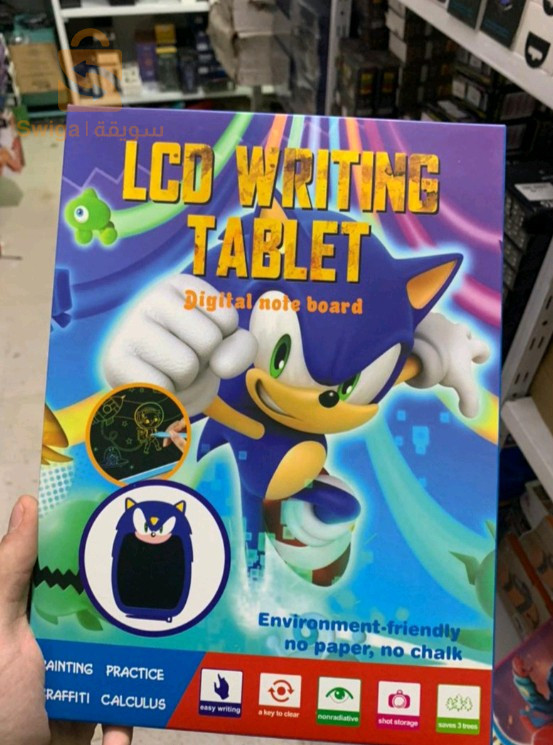 Tablet d’écriture LCD pour Enfants 12 Pouces Grand Model – Sonic