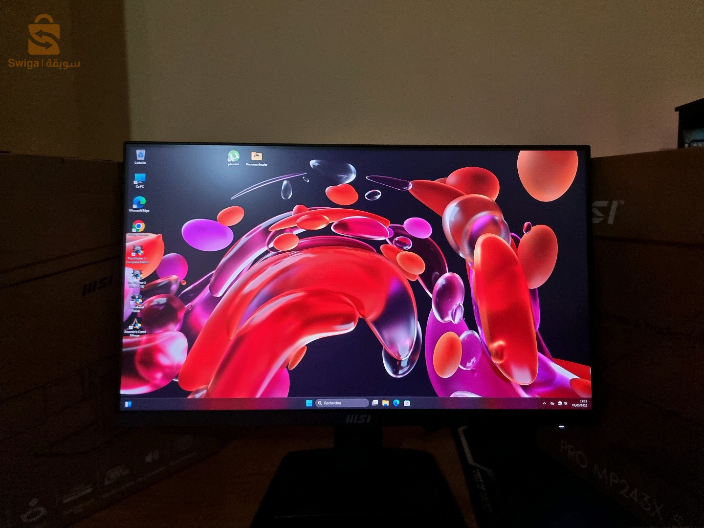 🟢Ecren MSI PRO MP243X  100HZ   23.8 pouce / ips / 1ms