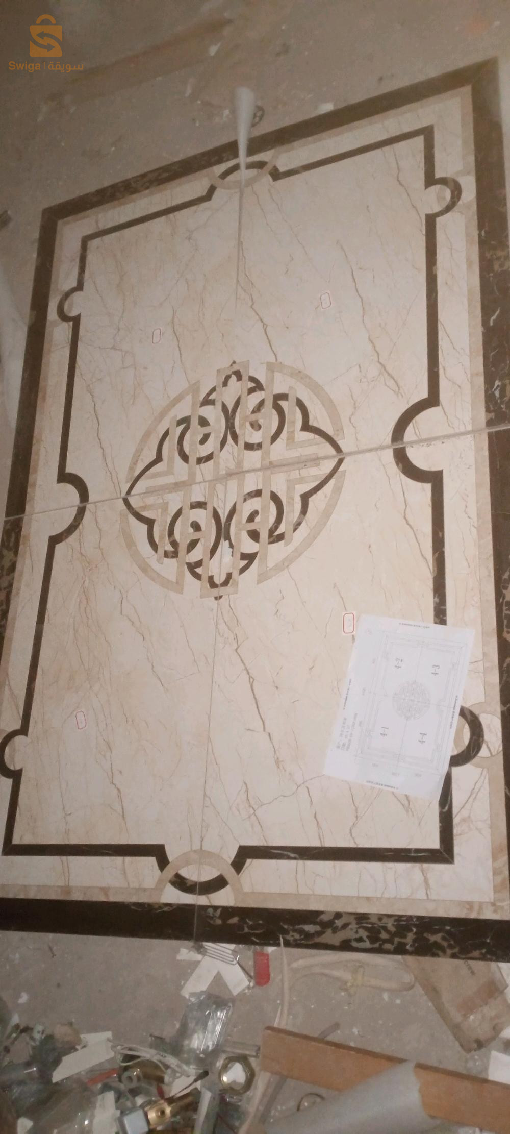 plaque décorative ceramic dal de sol 
1800cm/1200cm