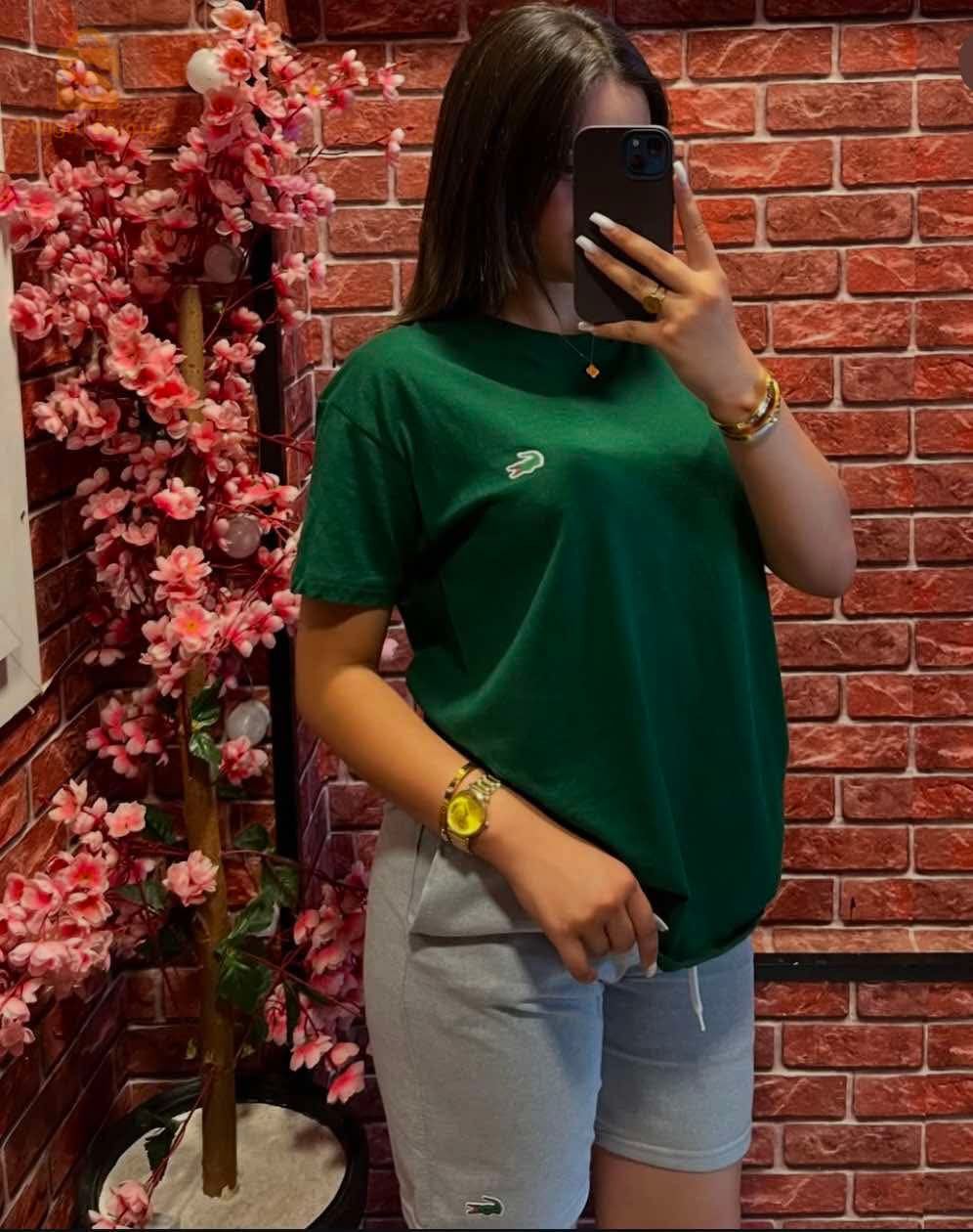 ensemble femme ( short ) Lacoste 🐊
100% coton 
🇹🇷🇹🇷🇹🇷🇹🇷🇹🇷🇹🇷🇹🇷🇹🇷🇹🇷