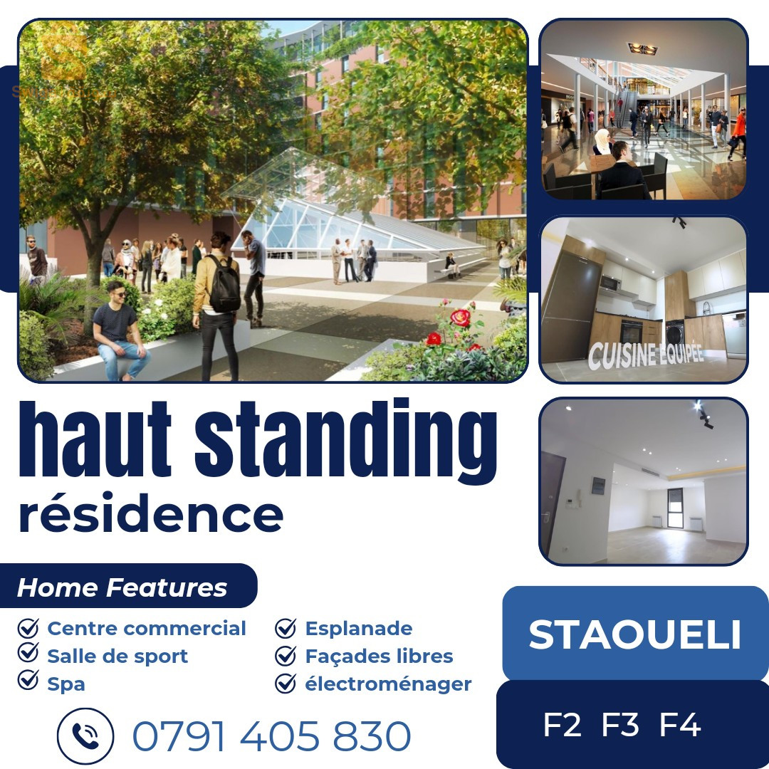 Vente F4 haut standing Staoueli