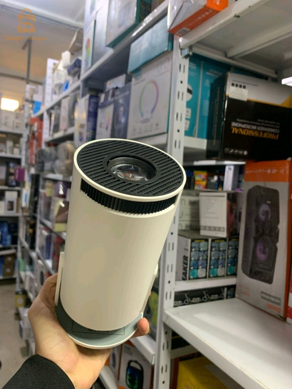 HY300 Mini Projector 4K Android 11.0 Wifi 6 Bleutooth 5.0  Home Cinéma 1280 P