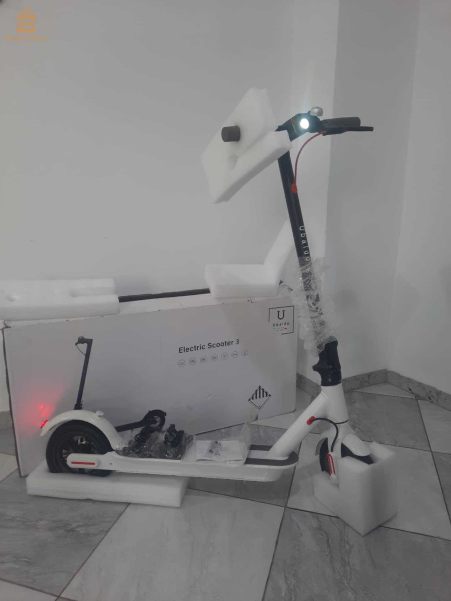 trottinette électrique ubaldo سكوتر كهربائي
