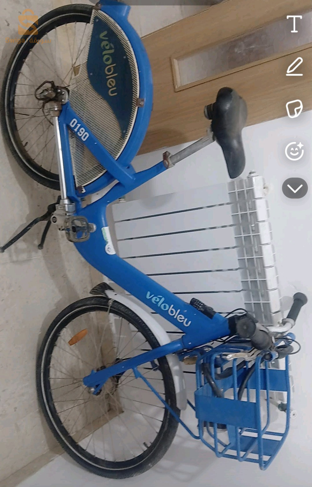 vélo bleu