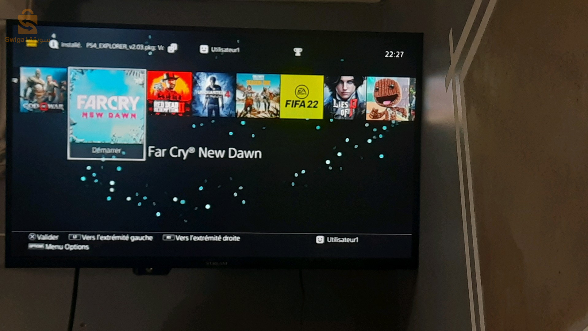 ps4 Pro Flashé 1T 
première main