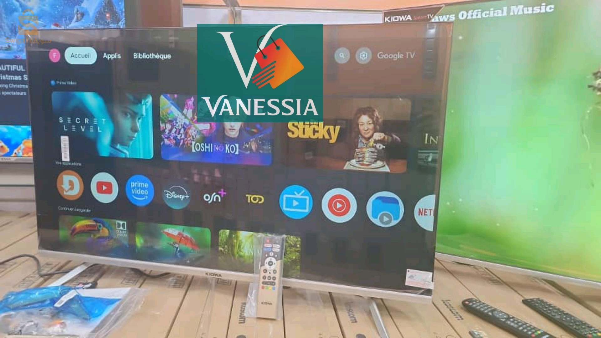 TV 43p Google TV marque kiowa