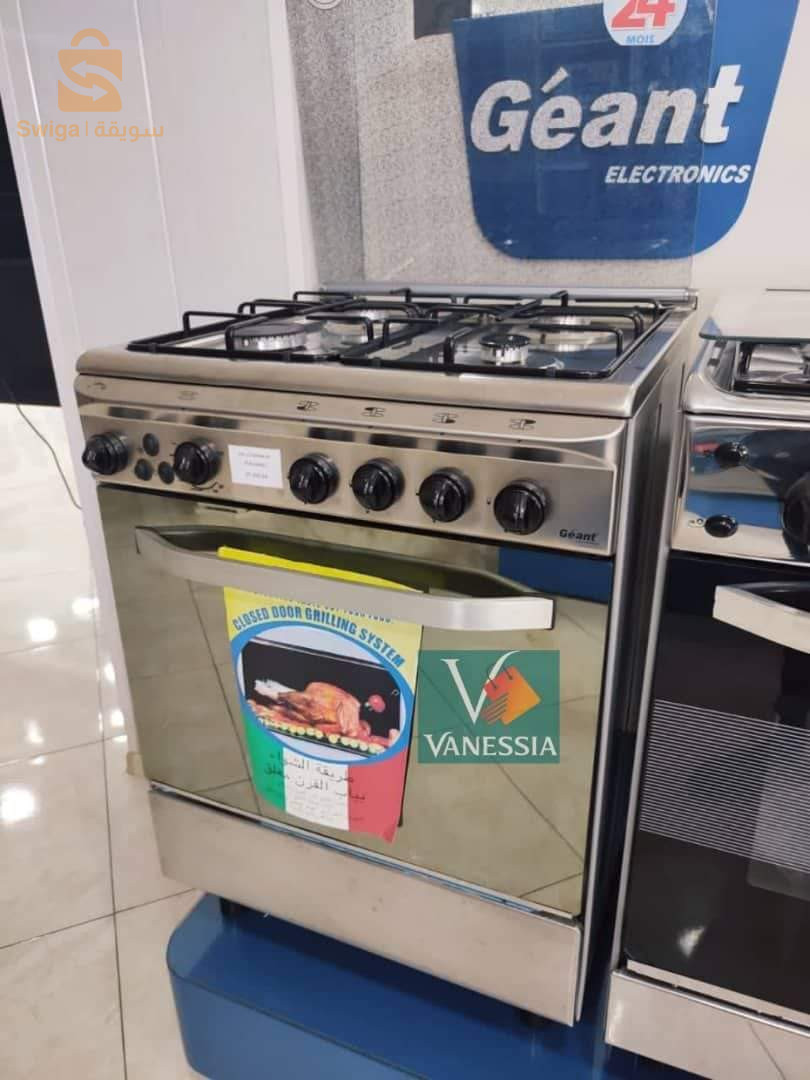 Cuisinière marque géant italiano inox ventiler