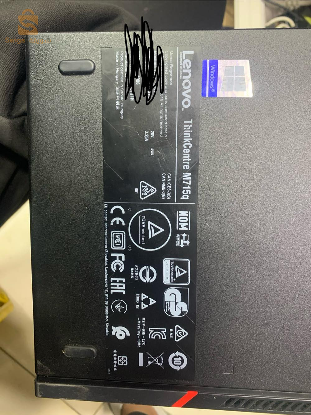 laptop lenovo avec charger